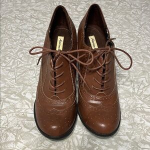 American Eagle By Payless Brown Heeled Boots